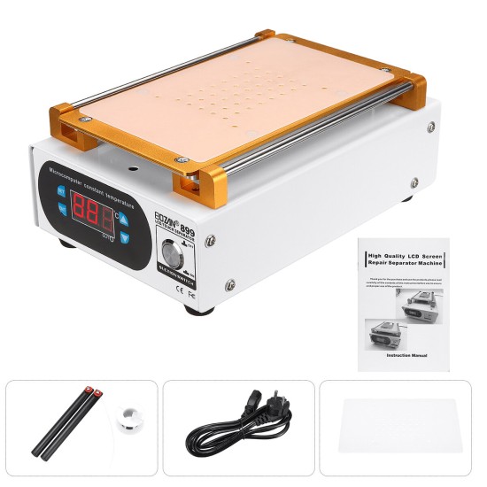 7Inch 2 Air Pump Built-in Vacuum Pump Mobile Phone LCD Glass Screen Separator Repair Machine