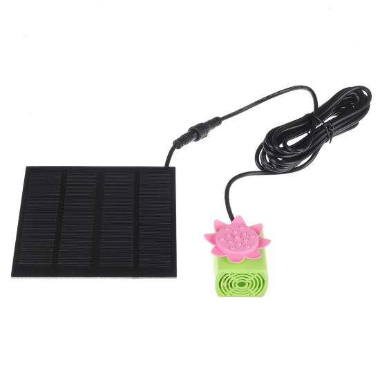 7V 1.4W Solar Powered Water Fountain Pumps Floating Fountains Pump Waterproof Home Pond Garden Decor