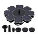 8V 1.6W Mini Fountain Solar Powered Water Pump Floating Outdoor Bird Pond Garden Decor + 4 Nozzles