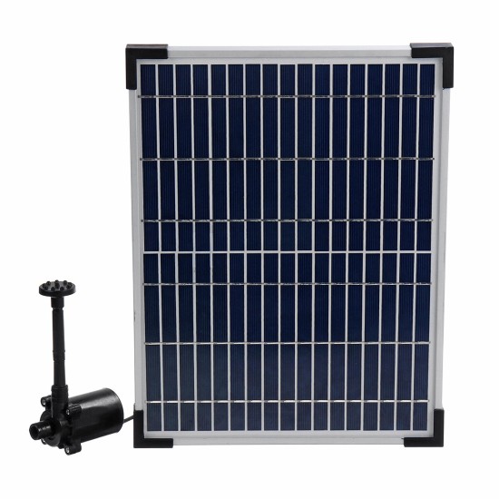 DC40Q-1702 Solar Power Fountain Kit Solar Panel Garden Solar Fountain Landscape Floating Fountain Water Pump