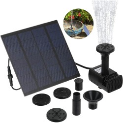 1.8W 180L/H Brushless Solar Panel Fountain Water Pump for Garden Pool Pond Aquarium Fountain 1.8W 180L/H Brushless Solar Panel Fountain Water Pump for Garden Pool Pond Aquarium Fountain