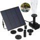 1.8W 180L/H Brushless Solar Panel Fountain Water Pump for Garden Pool Pond Aquarium Fountain