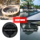 RGB LED Solar Powered Fountain Pump W/ 6 Nozzles Water Pump Night Floating Garden