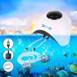 Silent 5W/10W AC Electric Oxygen Pump Portable Single & Double Hole Fish Tank Aquarium Water Pump