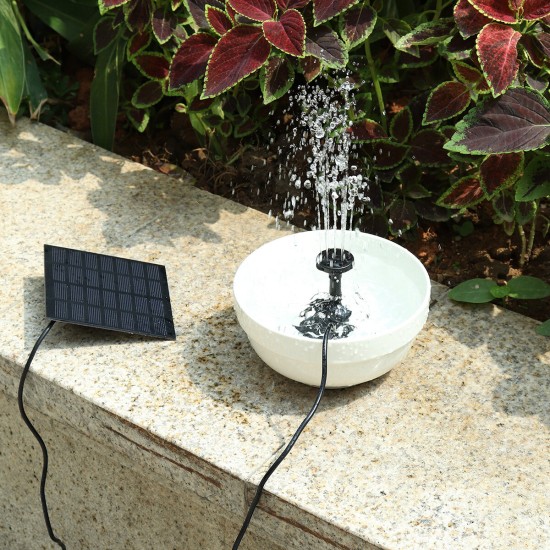 Solar Fountain Water Pump for Bird Bath Solar Panel Kit Fountain for Small Pond Garden Solar Pumping Eqiupment