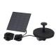 Solar Fountain Water Pump for Bird Bath Solar Panel Kit Fountain for Small Pond Garden Solar Pumping Eqiupment