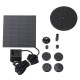 Solar Fountain Water Pump for Bird Bath Solar Panel Kit Fountain for Small Pond Garden Solar Pumping Eqiupment