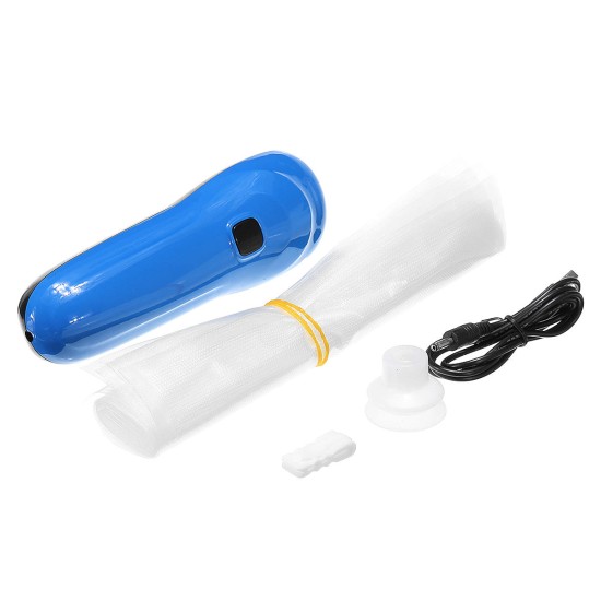 USB Handheld Multifunction Auto Electric Compression Air Pump Vacuum Sealer Pump Compression Bags Storage Space Saver