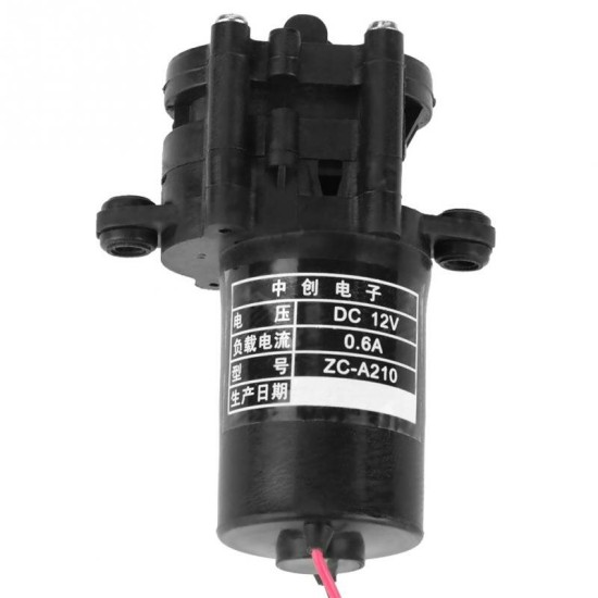 ZC-A210 DC12V 0.6A Mini Plastic High Efficiency Low Pressure Self-priming Gear Water Pump Tool