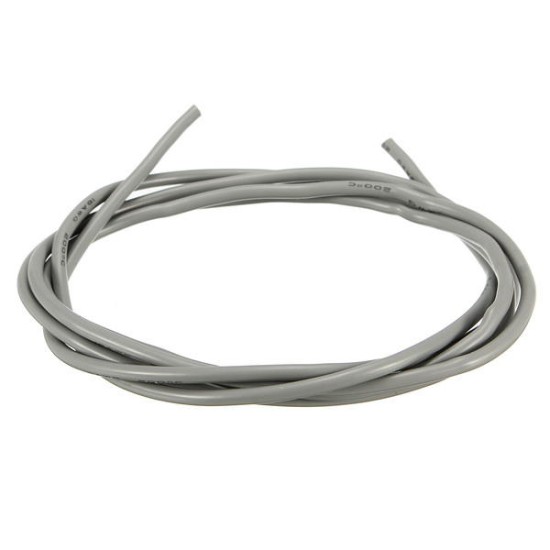 18AWG Flexible Silicone Wire Cable Soft High Temperature Tinned Copper Grey 1/3/5/10M