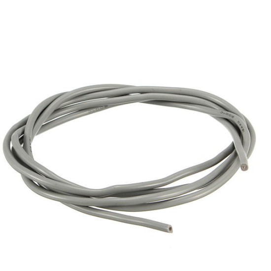 18AWG Flexible Silicone Wire Cable Soft High Temperature Tinned Copper Grey 1/3/5/10M