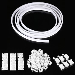 6M Flexible Ceiling Curtain Track Bendable Window Rod Rail Straight Curve Shower 6M Flexible Ceiling Curtain Track Bendable Window Rod Rail Straight Curve Shower