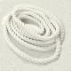 6mm Natural Cotton Cord Twine Braided Rope Cord Sash String Craft Macrame