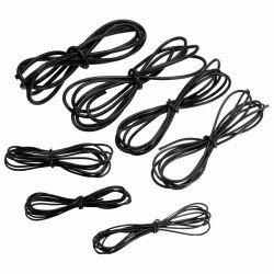 DANIU 2 Meter Black Silicone Wire Cable 10/12/14/16/18/20/22AWG Flexible Cable DANIU 2 Meter Black Silicone Wire Cable 10/12/14/16/18/20/22AWG Flexible Cable