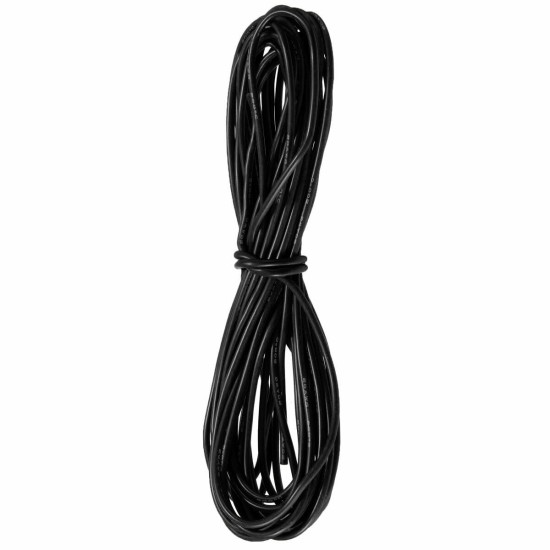 DANIU 5 Meter Black Silicone Wire Cable 10/12/14/16/18/20/22AWG Flexible Cable