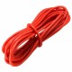 DANIU 5 Meter Red Silicone Wire Cable 10/12/14/16/18/20/22AWG Flexible Cable