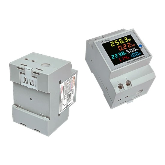 AC40V~450V 100A Digital Single Phase Energy Meter Tester Electricity Usage Monitor Power Voltmeter Ammeter