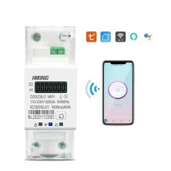 DDS238-2WIFI 90-300V 50/60Hz Single Phase 65A Din Rail WIFI Smart Energy Meter Timer Power Consumption Monitor kWh Meter Wattmeter DDS238-2WIFI 90-300V 50/60Hz Single Phase 65A Din Rail WIFI Smart Energy Meter Timer Power Consumption Monitor kWh Meter Wattmeter