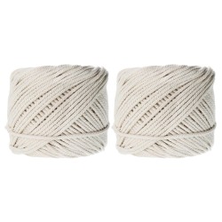 300M 4 Strands Braided Cotton Rope 5mm Twisted Cord Craft Rope Multifunctional Tools 300M 4 Strands Braided Cotton Rope 5mm Twisted Cord Craft Rope Multifunctional Tools