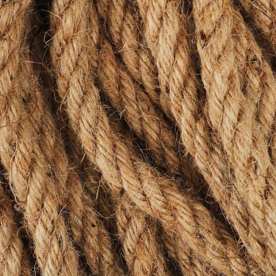 3m/10m/20m/50m Khaki Jute Rope for Decorations Garden Weddings Water Pipe Staircase Handrail Vase