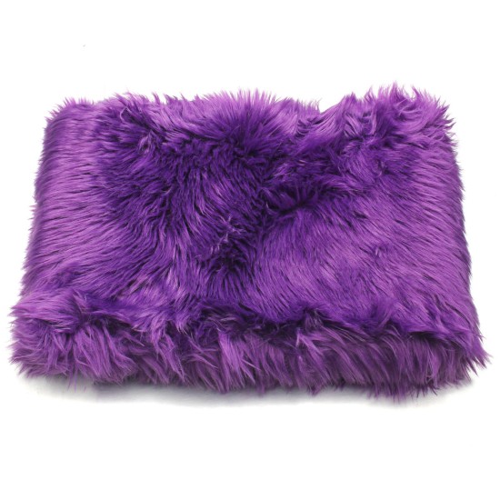 Faux Fur Fluffy Wool Rug Mat Hairy Sofa Floor Home Carpet