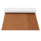 1200mmx2400mmx5mm EVA Foam Faux Teak Sheet Boat Yacht Synthetic Teak Decking Brown