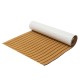 90x230cm Self-Adhesive EVA 6mm Faux Foam Teak Sheet Boat Decking