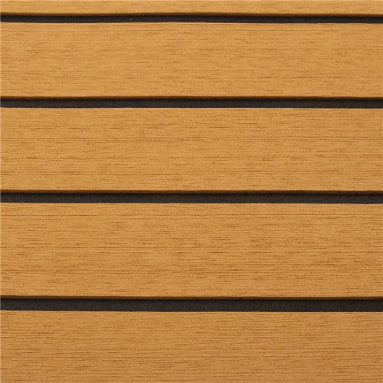 90x230cm Self-Adhesive EVA 6mm Faux Foam Teak Sheet Boat Decking