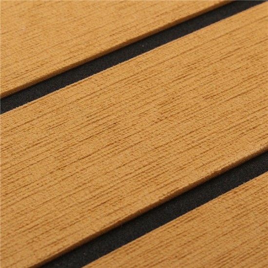 90x230cm Self-Adhesive EVA 6mm Faux Foam Teak Sheet Boat Decking