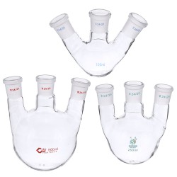 100ml 250ml 500ml Glass 24/29 Three Neck Round Bottoom Boiling Flask 3-Neck Laboratory Glassware 100ml 250ml 500ml Glass 24/29 Three Neck Round Bottoom Boiling Flask 3-Neck Laboratory Glassware