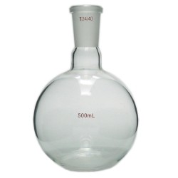 500mL 24/40 Glass Single Neck Round Bottom Flask Laboratory Chemical Boiling Bottle Glassware 500mL 24/40 Glass Single Neck Round Bottom Flask Laboratory Chemical Boiling Bottle Glassware