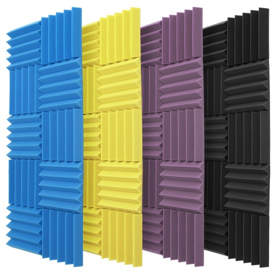 10Pcs Acoustic Foam Panels Acoustic Panels Studio Soundproof Foam Padding