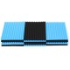 12PCS Soundproofing Foam Tiles Kits Black +Blue