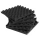 12Pcs Acoustic Soundproofing Studio Foam Tiles Sound-Proof Foam Tile Acoustic Studio Wedge Board Set