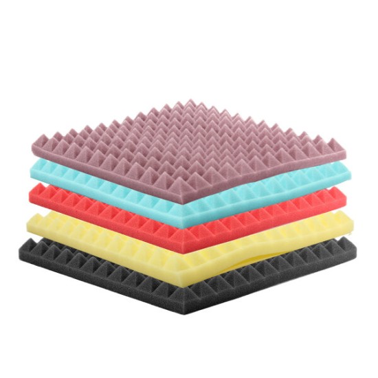 30x30x5cm Acoustic Soundproofing Sound Absorbing Noise Foam Tiles