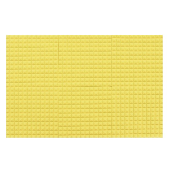 6 Pack Acoustic Panels Studio Soundproofing Foam Sponge Studio Wall Wedge Tiles 30x30x2.5cm