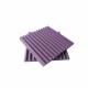 6PCS Acoustic Foam Panel Sound Stop Absorption Sponge Studio KTV 25x25x2cm