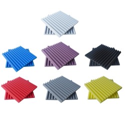 6PCS Acoustic Foam Panel Sound Stop Absorption Sponge Studio KTV Home 25x25x3cm 6PCS Acoustic Foam Panel Sound Stop Absorption Sponge Studio KTV Home 25x25x3cm