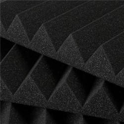 6Pcs 300x300x50mm Triangle Insulation Reduce Noise Spong Foam Cotton