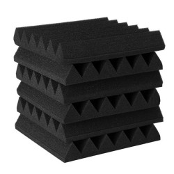 6Pcs 300x300x50mm Triangle Insulation Reduce Noise Spong Foam Cotton