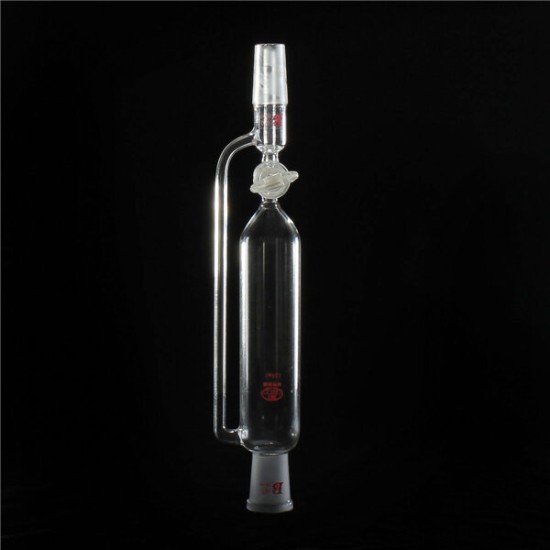 125ml 24/40 Lab Glass Separatory Funnel With Glass PTFE Stopcock