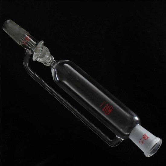 125ml 24/40 Lab Glass Separatory Funnel With Glass PTFE Stopcock