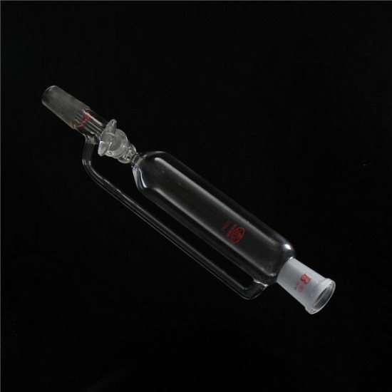125ml 24/40 Lab Glass Separatory Funnel With Glass PTFE Stopcock