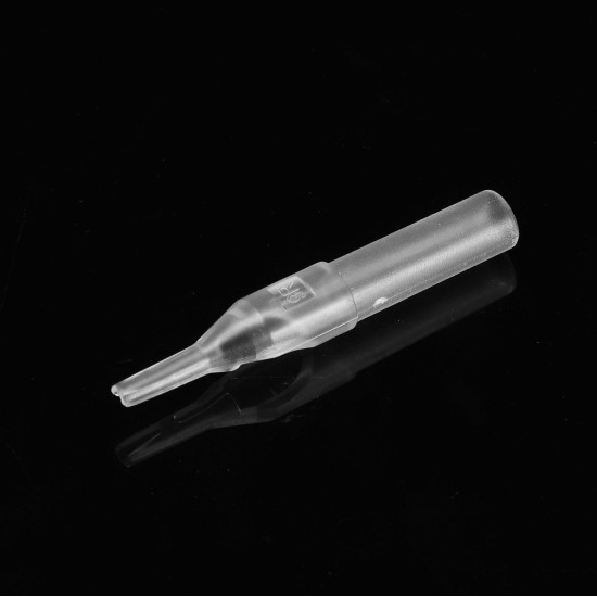 100pcs 10 Size Round Clear Plastic Tattoo Grips Tips Nozzles Disposable Supplies Tattoo Accessories