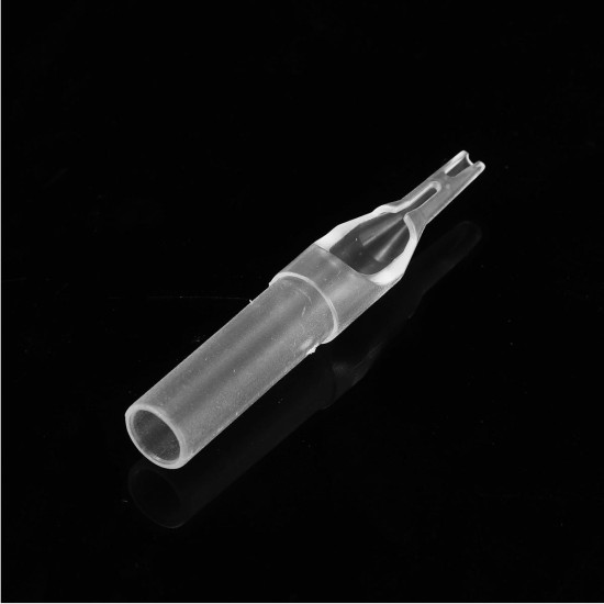 100pcs 10 Size Round Clear Plastic Tattoo Grips Tips Nozzles Disposable Supplies Tattoo Accessories