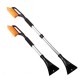 102cm Multifunction Retractable Snow Brush with Ice Scraper Garden Car Snow Removaling Shovel Tool