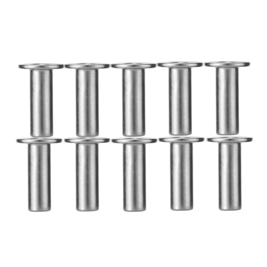 10X T316 Stainless Steel Protective Protector Sleeve for 1/8inch Cable Railing