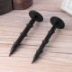 10pcs/Pack Black PP Mulch Shading Pest Control Garden Ground Nail Plastic Film Fixing Tools