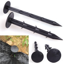 10pcs/Pack Black PP Mulch Shading Pest Control Garden Ground Nail Plastic Film Fixing Tools 10pcs/Pack Black PP Mulch Shading Pest Control Garden Ground Nail Plastic Film Fixing Tools