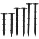 10pcs/Pack Black PP Mulch Shading Pest Control Garden Ground Nail Plastic Film Fixing Tools